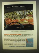 1963 Libbey-Owens-Ford Glass Ad - The Open World - $18.49