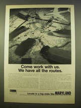 1963 Maryland Department of Economic Development Ad - £14.46 GBP
