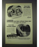 1959 Porter-Cable Belt Sander, Finishing Sander Ad - $18.49