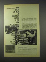 1959 U.S. Air Force Ad - Future in the New Age of Space - £14.48 GBP