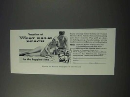 1959 West Palm Beach Florida Ad - Vacation - £14.73 GBP