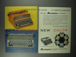 1960 Remington Travel-riter, Quiet-riter Typewriter Ad - $18.49