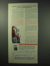 1962 National Rifle Association NRA Ad - Benefit - £13.89 GBP