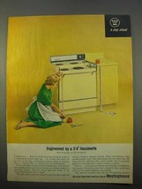 1963 Westinghouse Terrace Top Electric Range Ad - $18.49