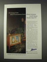 1963 Zenith Lombardi Model 6051 TV Ad - Servicemen - $18.49