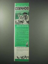 1964 Colorado Tourism Ad - Hunt Big Game In - £14.48 GBP