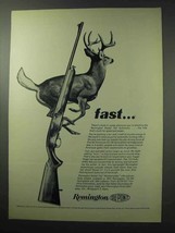 1962 Remington Model 742 Automatic Rifle Ad - Fast - $18.49