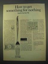 1963 1847 Rogers Bros. Silverplate Ad - Magic Rose - £13.82 GBP