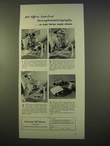 1963 AO Spencer Cycloptic Stereoscopic Microscope Ad - £14.50 GBP