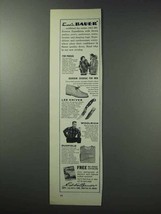 1963 Eddie Bauer Ad - Fur Parkas, Deerskin Chukkas + - $18.49