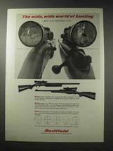 1969 Redfield Variable Scope Ad - World of Hunting - £14.78 GBP
