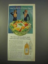 1963 Heinz Vinegar Ad - Help To a Prettier Figure - £14.48 GBP