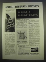 1963 Hooker Chemical Ad - Chlorobenzotrifluorides - £14.26 GBP