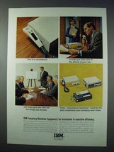 1963 IBM Executary Dictation Equipment Ad - A Convenience - $18.49