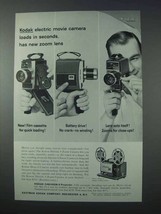 1963 Kodak Electric 8 Zoom Movie Camera Ad! - £14.54 GBP