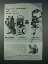 1963 Kodak Electric 8 Zoom Movie Camera Ad! - £13.82 GBP