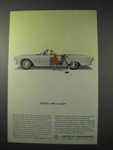 1963 Lincoln Continental Car Ad - Enter Like a Lady - £14.52 GBP