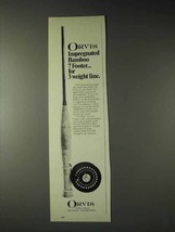1973 Orvis Impregnated Bamboo 7 Foot Fishing Rod Ad - £14.54 GBP
