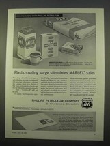 1963 Phillips Petroleum Ad - Stimulates Marlex Sales - £14.53 GBP