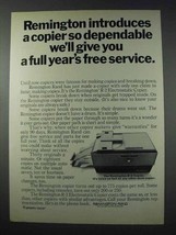 1963 Remington R-2 Electrostatic Copier Ad - Dependable - $18.49