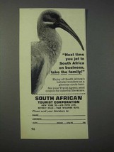 1963 South African Tourism Ad - Take The Family - $18.49