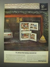 1963 Westinghouse Center Drawer Refrigerator Ad - $18.49