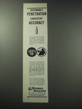 1964 Sierra Bullets Ad - Dependable Penetration - $18.49