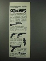 1965 Crosman Gun Ad - Model 160, 38-C, 38-T and 600 - $18.49