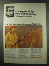 1965 Remington Model 870 Shotgun Ad - Doing All Right - $18.49