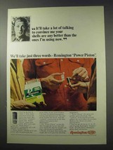 1965 Remington Power Piston Shotgun Shells Ad - Convince Me - $18.49