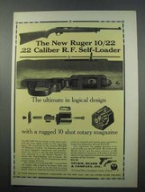 1965 Ruger 10/22 .22 Caliber R.F. Self-Loader Rifle Ad - $18.49