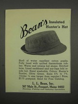 1966 L.L. Bean&#39;s Ad - Insulated Hunter&#39;s Hat - £14.45 GBP