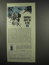 1966 National Rifle Association NRA Ad - Shooting&#39;s Fun - £14.46 GBP