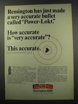 1966 Remington Power-Lokt Bullet Ad - Very Accurate - £13.88 GBP