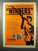 1968 Federal Shotgun Shells Ad - Winners - £14.60 GBP