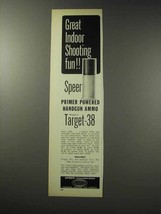1969 Speer Target-38 Ammo Ad - Indoor Shooting Fun - $18.49