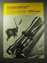 1969 Weaver K6 Scope Ad - Successful Hunters - £14.56 GBP