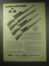 1971 H&R Model 300, 301, 307 and 360 Rifle Ad - $18.49