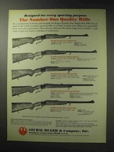 1971 Ruger Ad - Number One Quality Rifle - $18.49