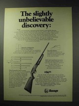1971 Savage Model 30 Field Grade Shotgun Ad - Discovery - £14.65 GBP
