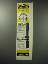 1971 Tasco #624W Scope Ad - Wider Field of View - £14.65 GBP