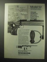 1971 Winchester Model 52 International Rifle Ad - £14.57 GBP