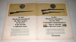 1971 Winchester NRA Centennial Musket and Rifle Ad - $18.49