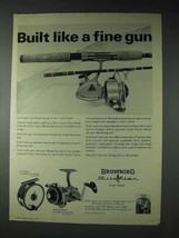 1973 Browning Siloflex Fishing Reel Ad - Like Fine Gun - $18.49