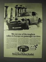 1973 Sears Steel-Belted Radial Tires Ad - Rallies - £14.53 GBP