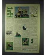 1973 Sperry New Holland Garden Tractor Ad - How to Buy - £14.55 GBP