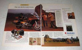 1987 Suzuki Cavalcade LXE Motorcycle Ad - Many Moons - $18.49