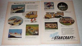 1968 Starcraft Boats, Campers and Travel Trailers Ad! - $18.49
