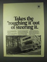 1969 GM Saginaw Steering Ad - Takes Roughing It Out - $18.49