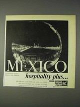1969 Mexico Tourism Ad - Mexico Hospitality Plus - £14.44 GBP
